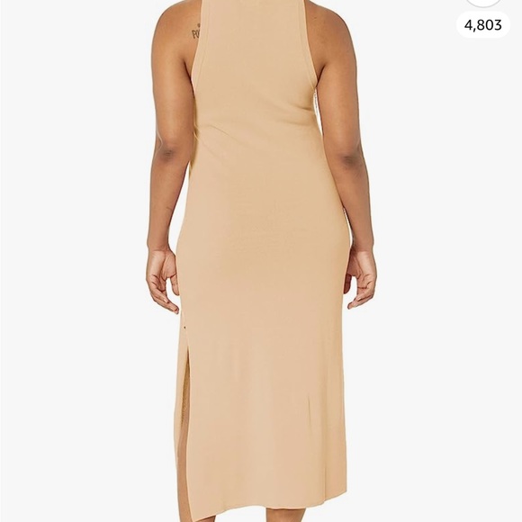 The Drop Women's Gabriela High-Neck Cut-In A-Line Side Slit Maxi sweater dress - Picture 2 of 3